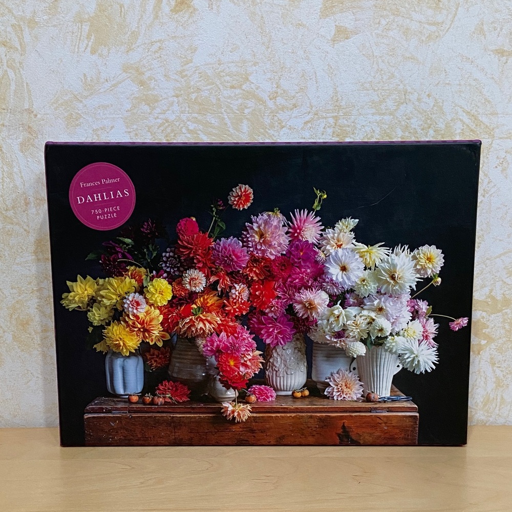 Artisan Puzzles - Francis Palmer “Dahlias” 750 Piece Puzzle